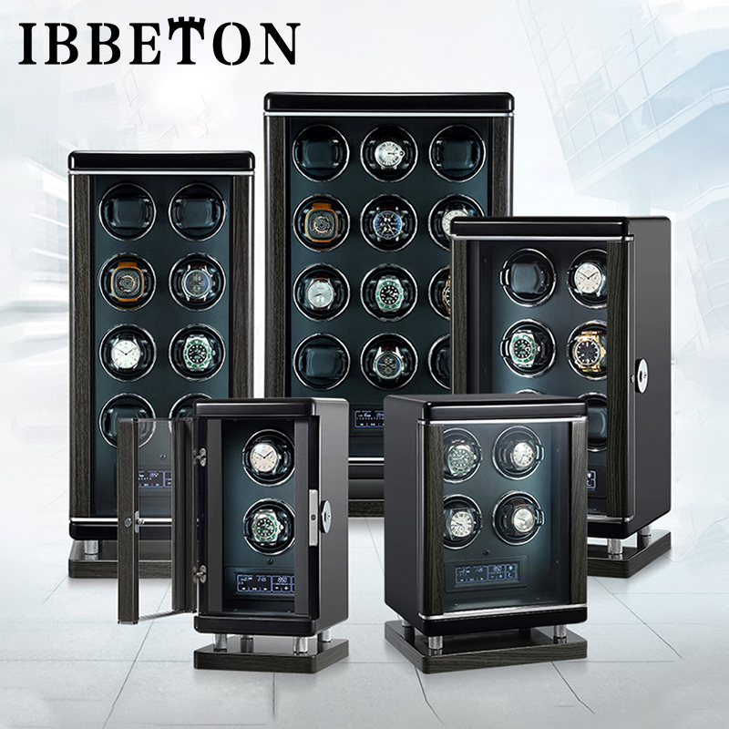 Luxury Watch Winder Box - IBBETON Estuche de Lujo para Relojes
