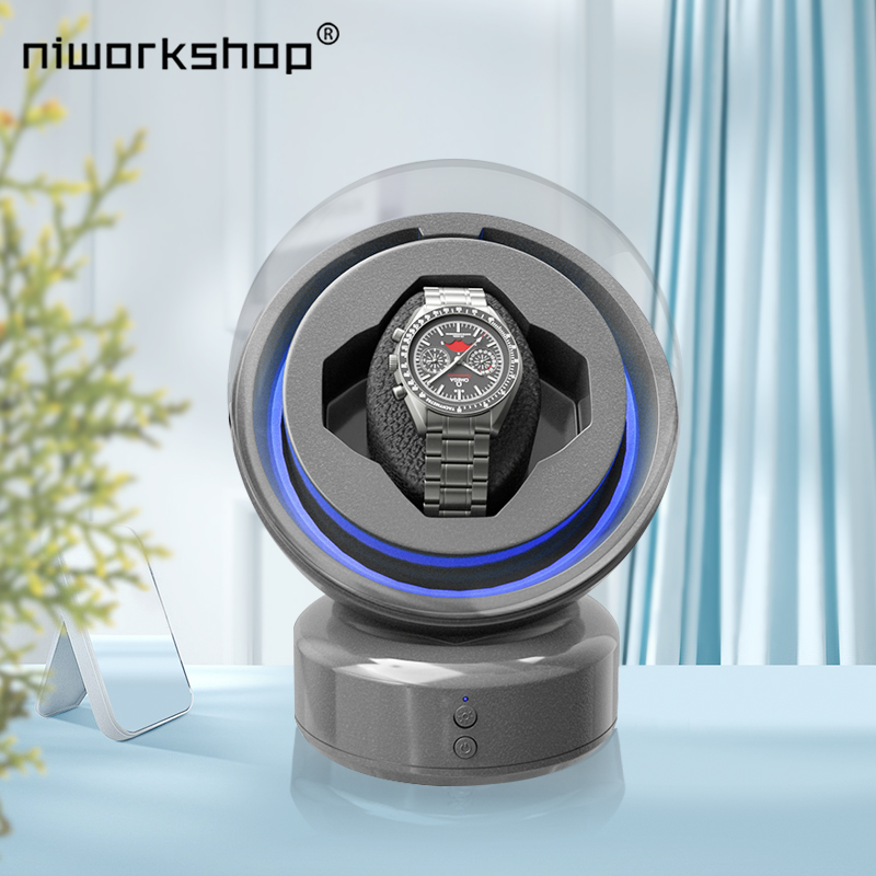 Luxury Watch Winder Box - Niworkshop-Enrollador de reloj automático, caja de