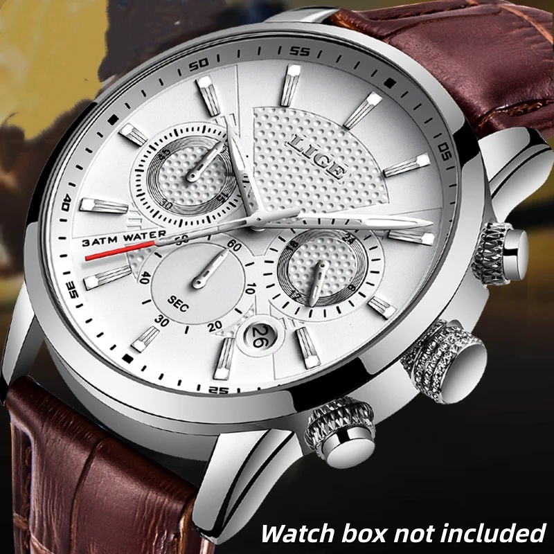 Luxury Watch Tier - Reloj de Cuero para Hombre 2026,