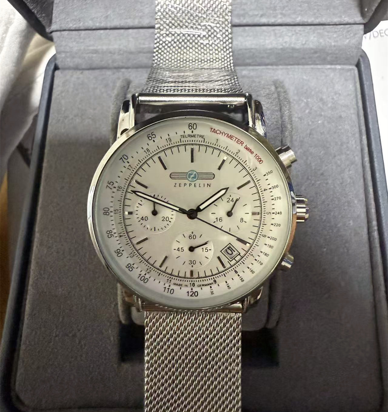 Luxury Watch Display Case - Reloj de Lujo Zeppelin para Hombre,