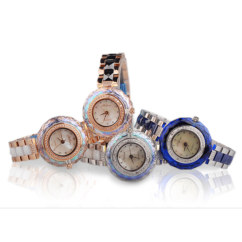 Luxury Watch Sale - ¡Venta! Melissa-Reloj de cerámica con cristales