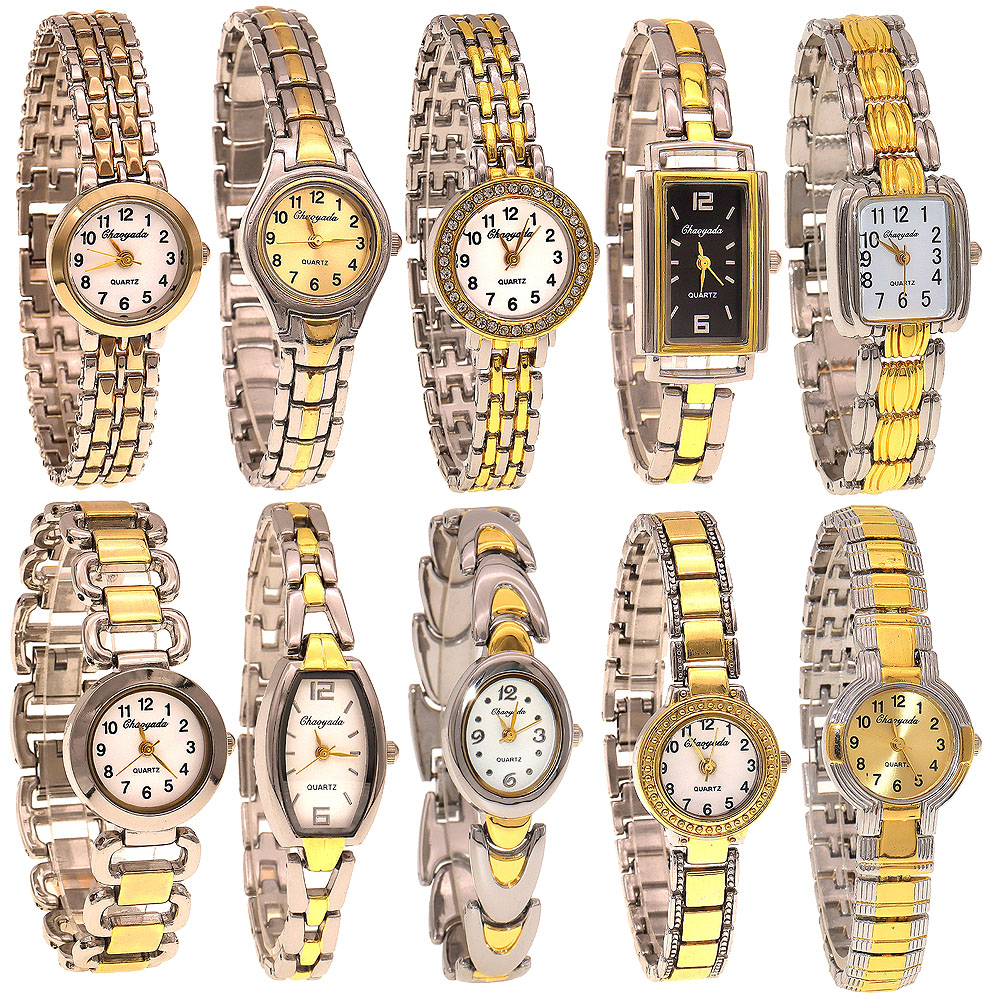 Lux Watch - Lote de 10 Relojes Elegantes para