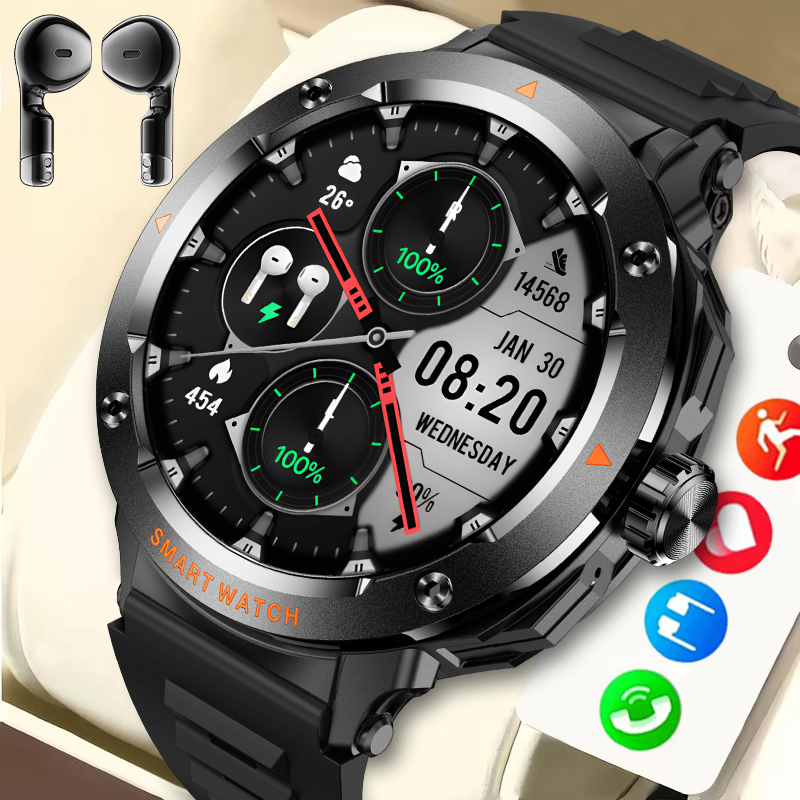 Luxury Watch In The World - 2025 reloj inteligente TWS auriculares inalámbricos