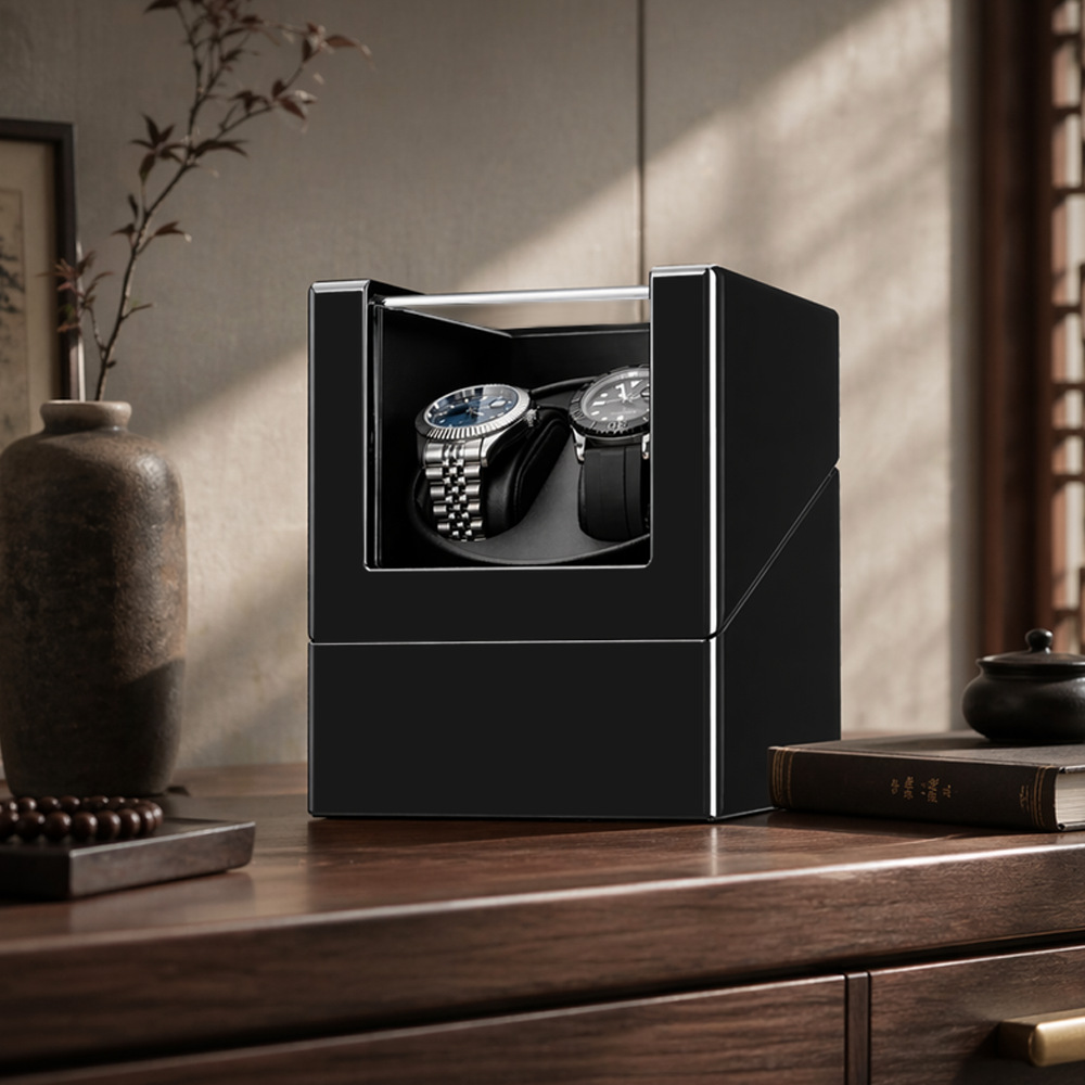 Estuche de Lujo para 2 Relojes - Luxury Watch Winder Box reseña y precio