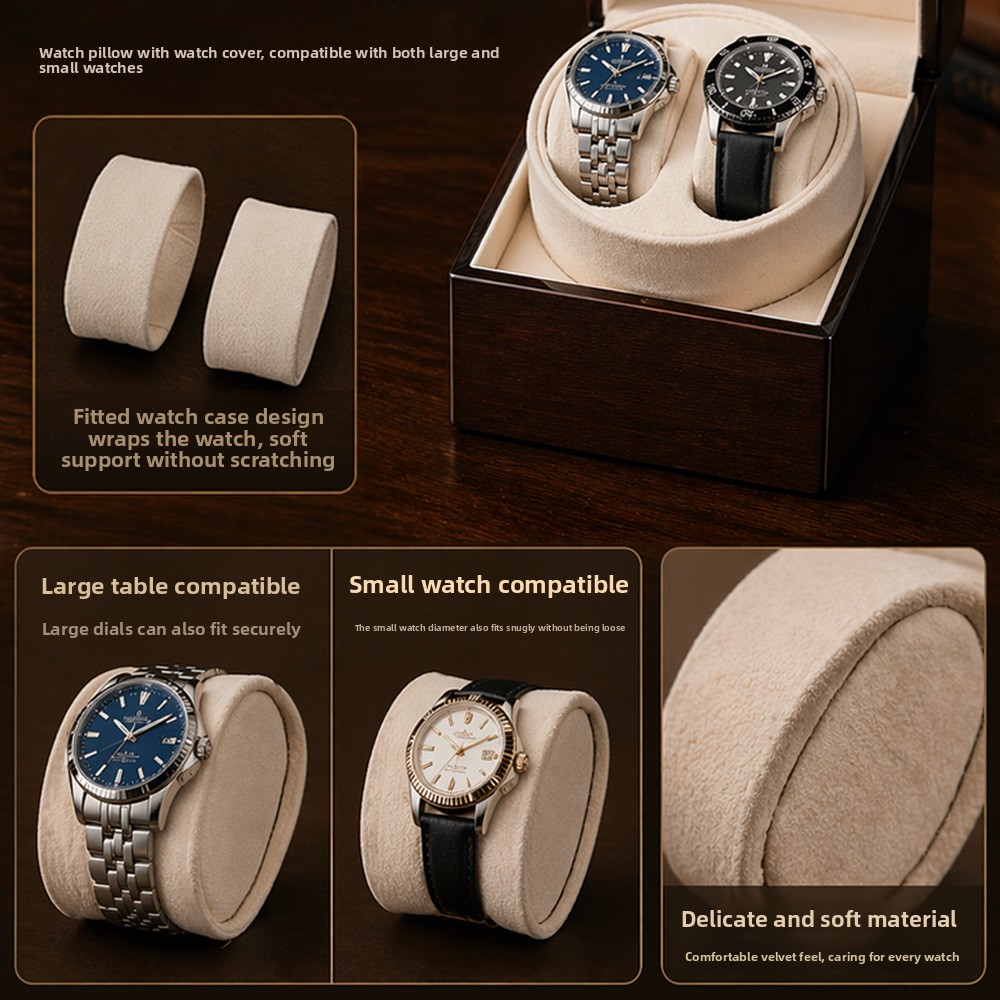 Estuche de Lujo para 2 Relojes - Luxury Watch Winder Box reseña y precio