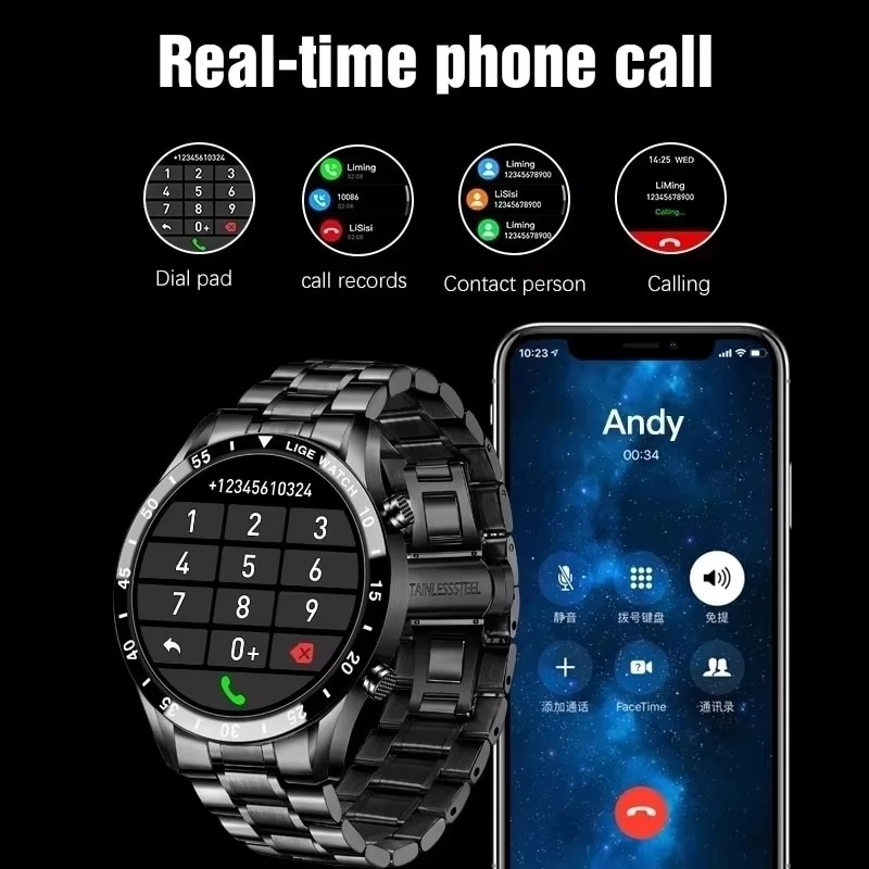 Reloj Inteligente de Acero de  - Luxury Watch In The World reseña y precio