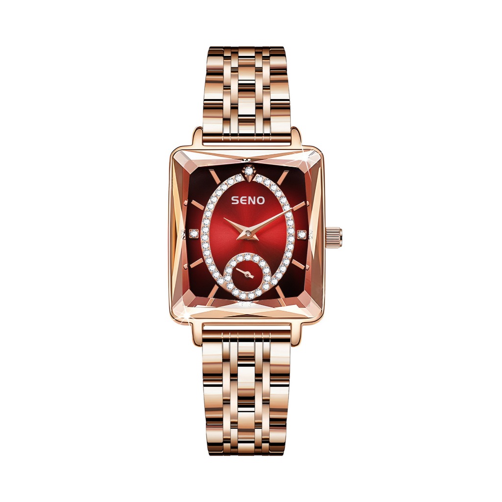Reloj de cuarzo cuadrado de lu - Luxury Watch In The World reseña y precio