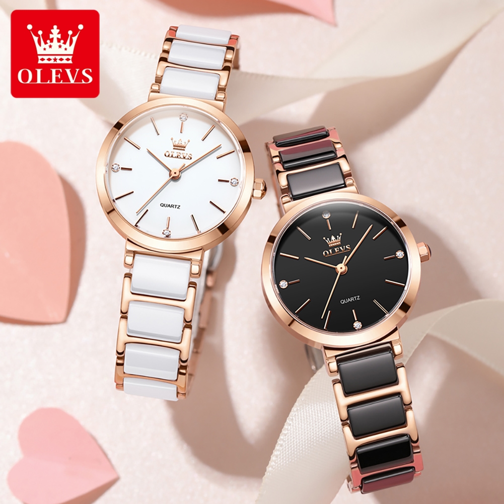 OLEVS Reloj de mujer 5877 Relo - Luxury Watch Display Case reseña y precio
