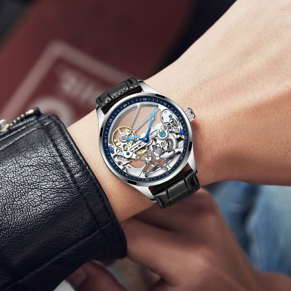 Nuevo reloj genuino hueco de d - Luxury Watch Name Brands reseña y precio