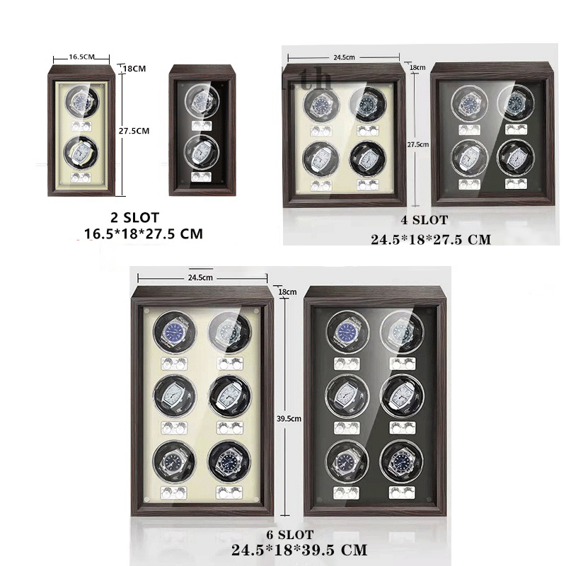 Caja enrolladora automática pa - Luxury Watch Winder Box reseña y precio