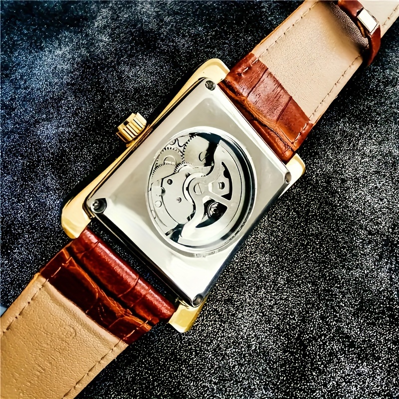 Reloj cuadrado de estilo punk  - Luxury Watch Name Brands reseña y precio