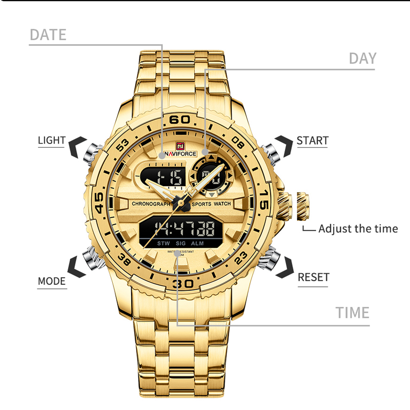 Relojes de cuarzo NAVIFORCE pa - Luxury Watch Trading reseña y precio
