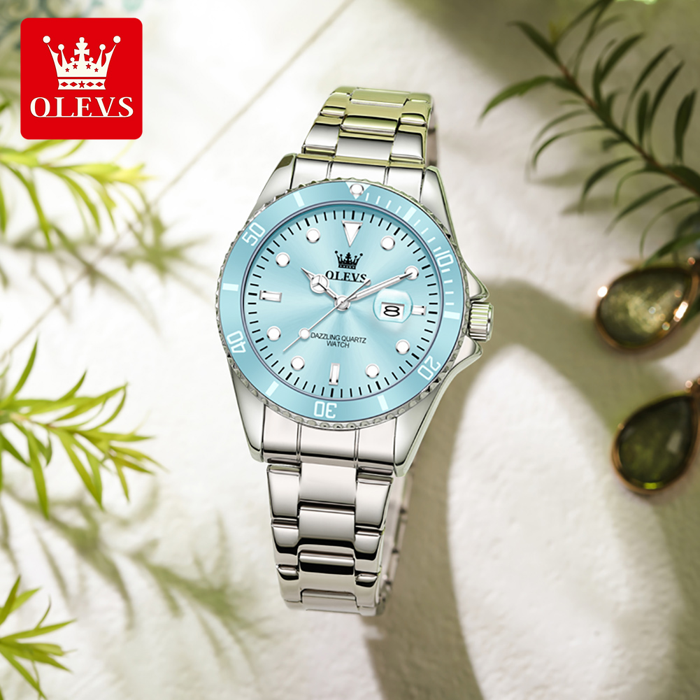 OLEVS-reloj de cuarzo resisten - Lux Watch reseña y precio