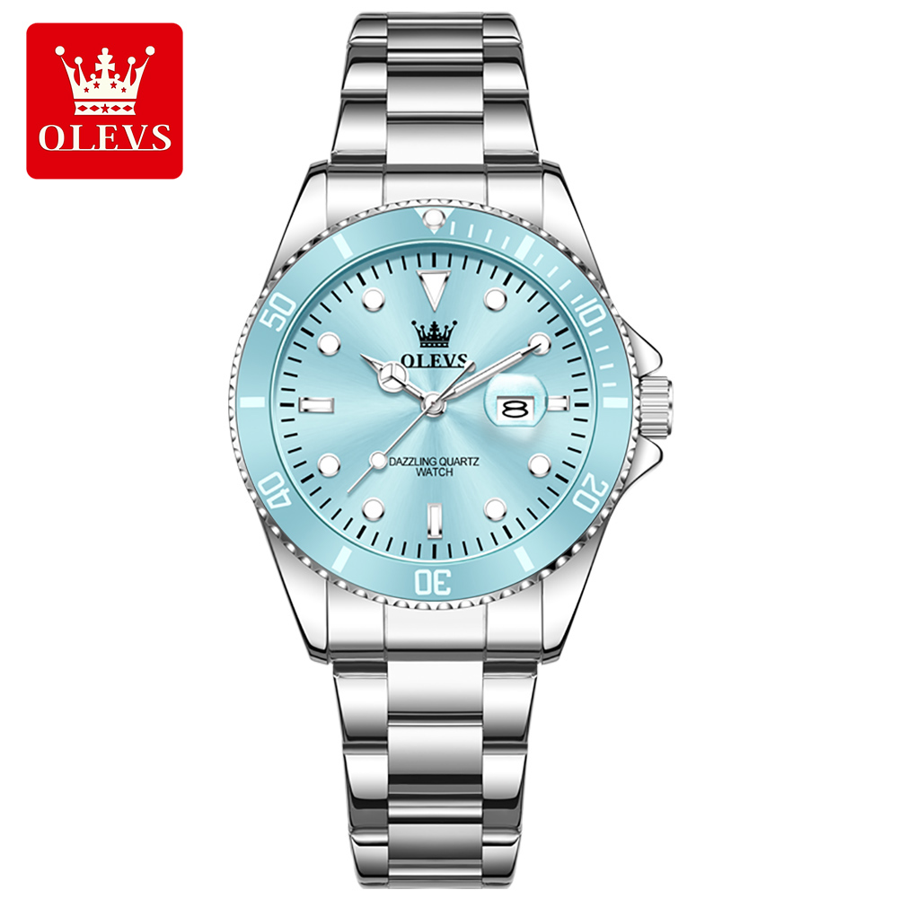 OLEVS-reloj de cuarzo resisten - Lux Watch reseña y precio
