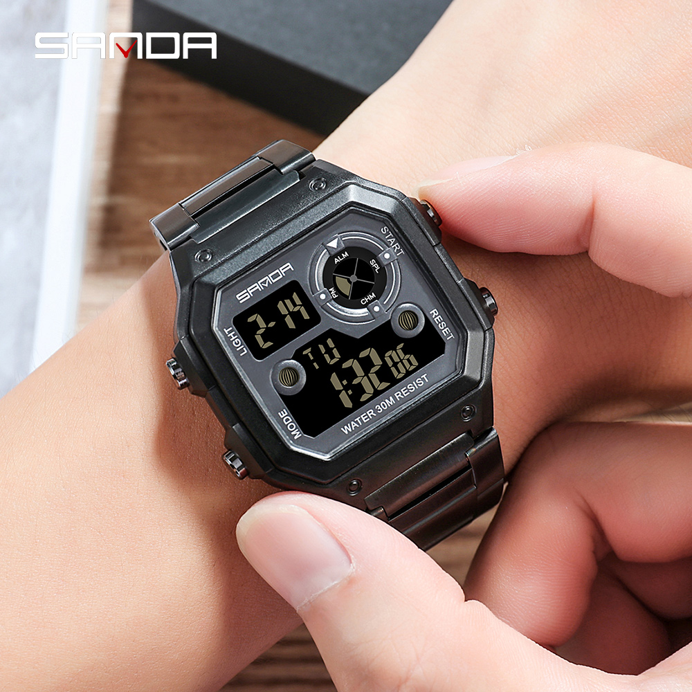 Reloj deportivo digital cuadra - Luxury Watch Shop reseña y precio