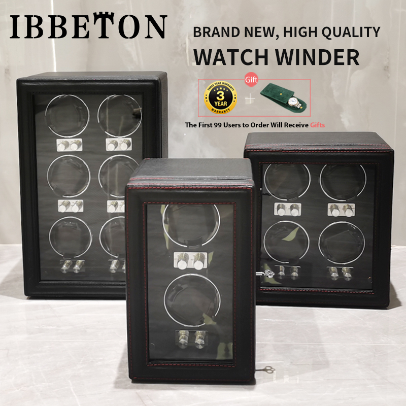 Bobinadora de reloj de lujo, c - Luxury Watch Winder Box reseña y precio
