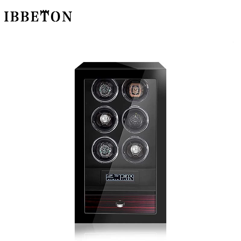 IBBETON-enrollador de reloj de - Luxury Watch Winder Box reseña y precio