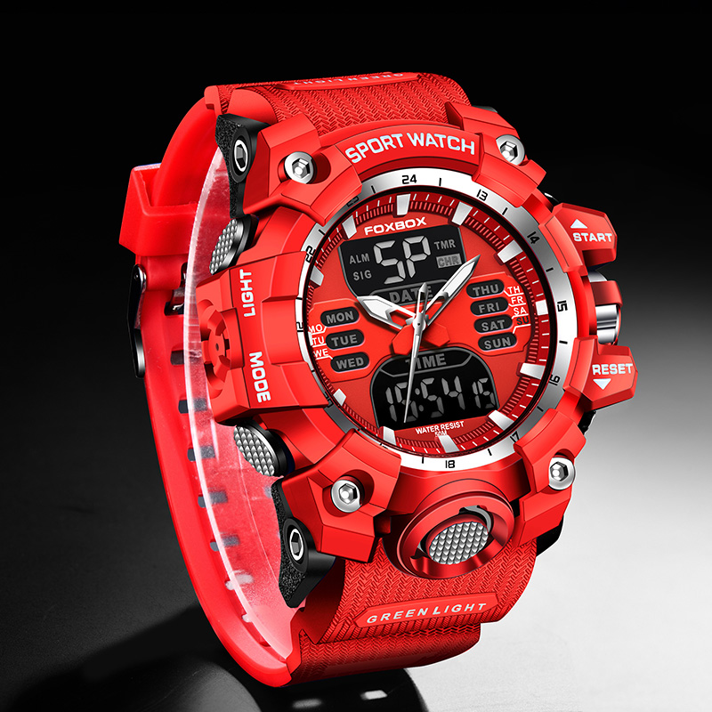 FOXBOX Reloj militar para homb - Luxury Watch Display Case reseña y precio