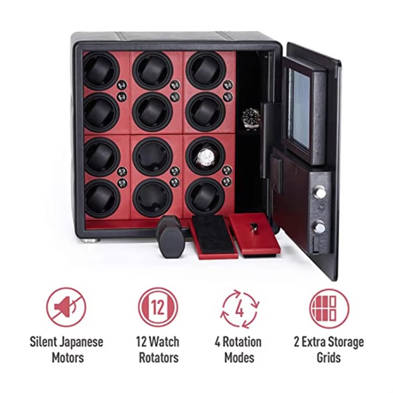 Caja Giratoria para Relojes de - Luxury Watch Winder Box reseña y precio