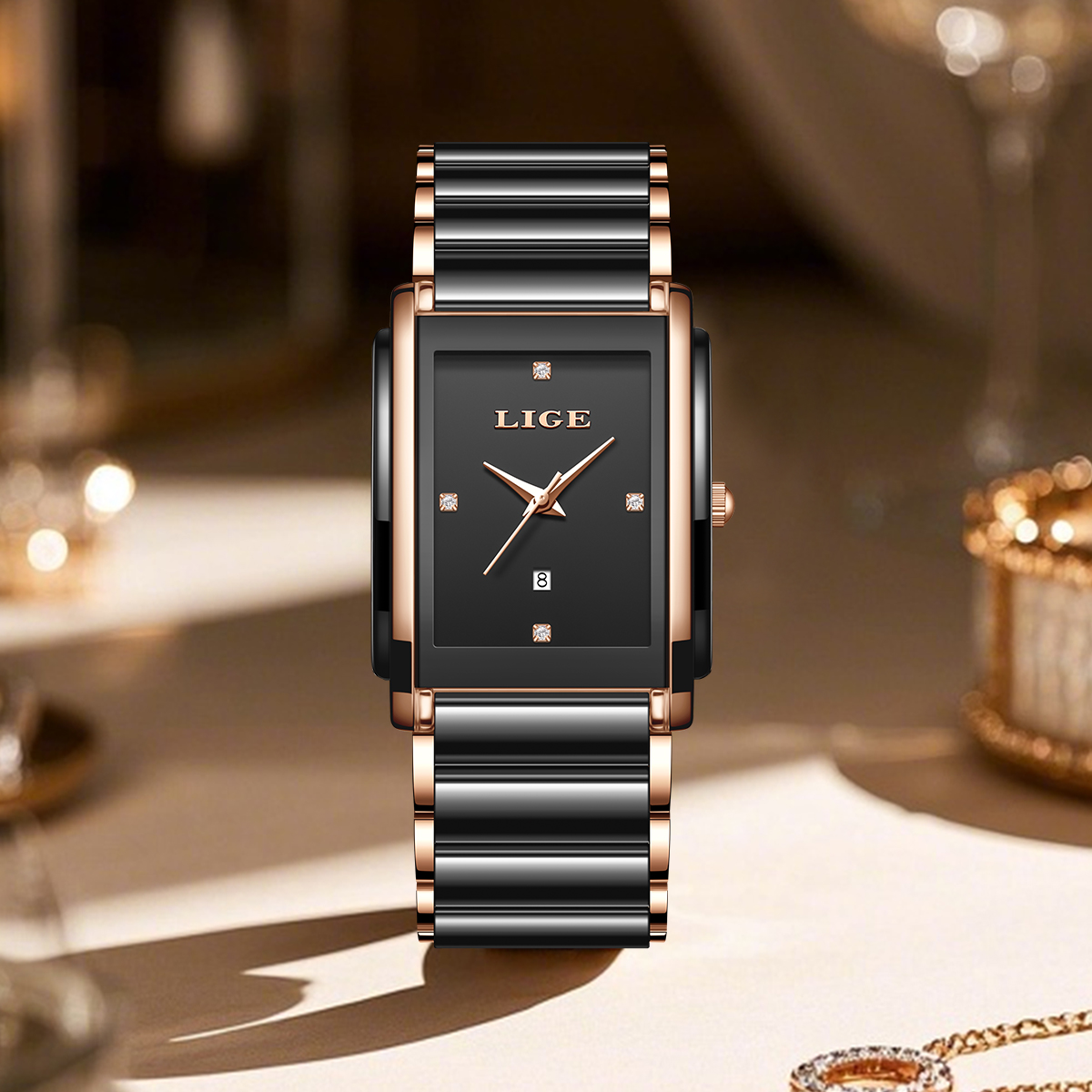Relojes LIGE elegantes a la mo - Luxury Watch Display Case reseña y precio