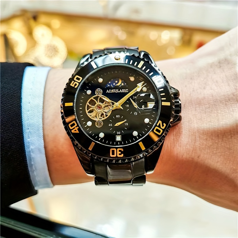 Reloj mecánico automático con  - Luxury Watch Name Brands reseña y precio