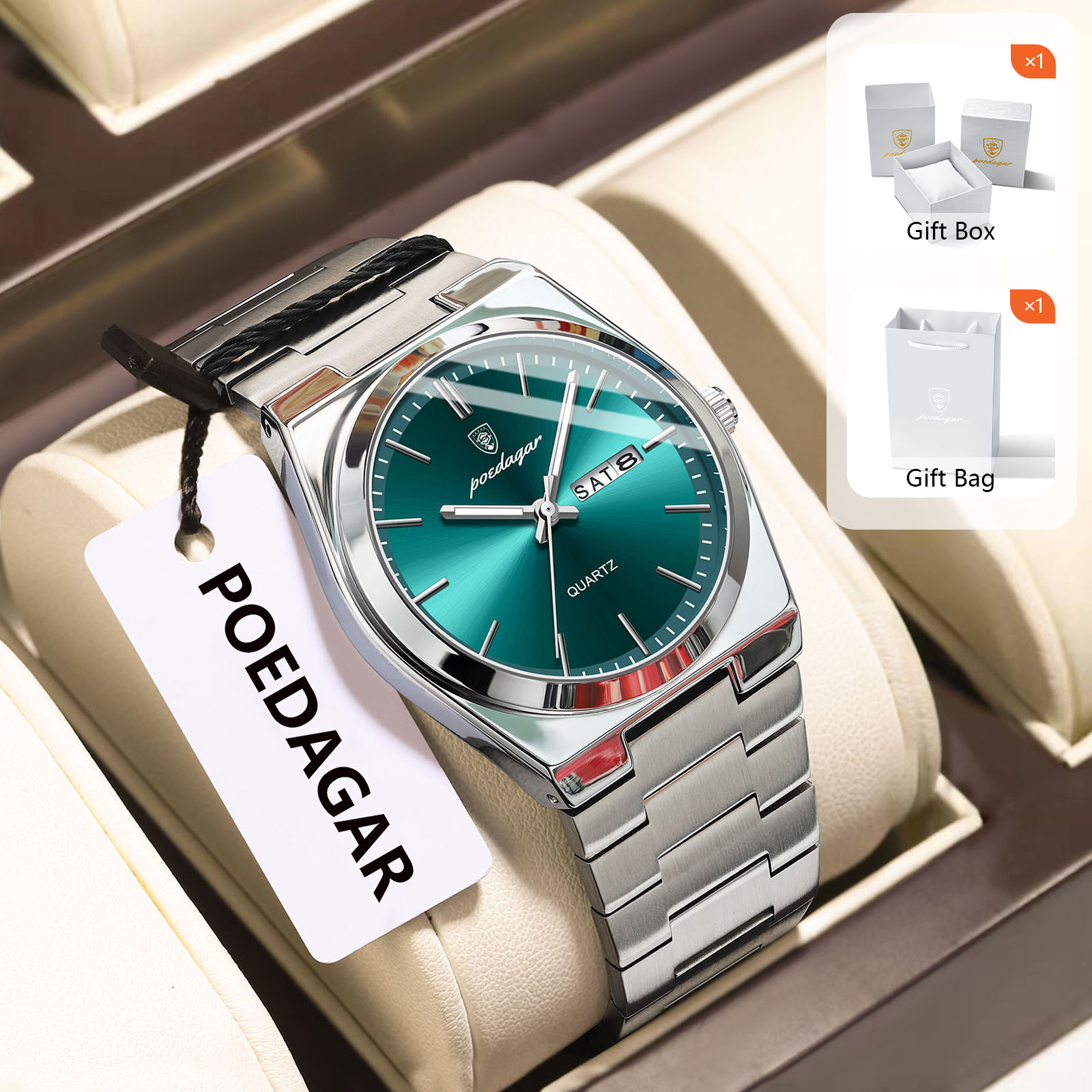 POEDAGAR, relojes originales d - Luxury Watch Display Case reseña y precio