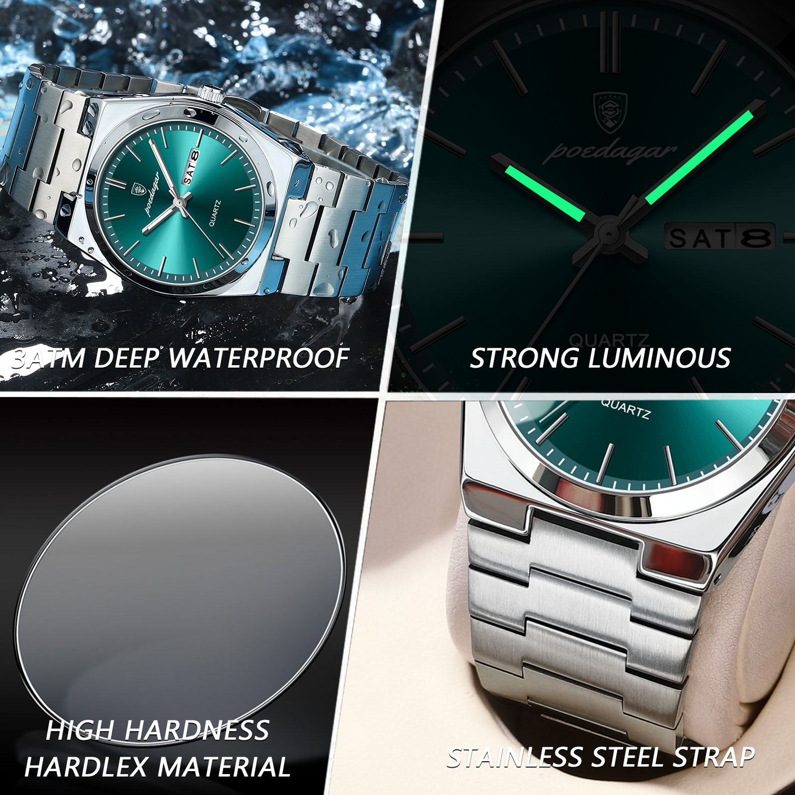 POEDAGAR, relojes originales d - Luxury Watch Display Case reseña y precio