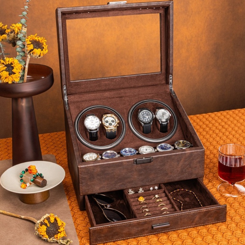 Máquina Rotatoria para Dar Vue - Luxury Watch Winder Box reseña y precio