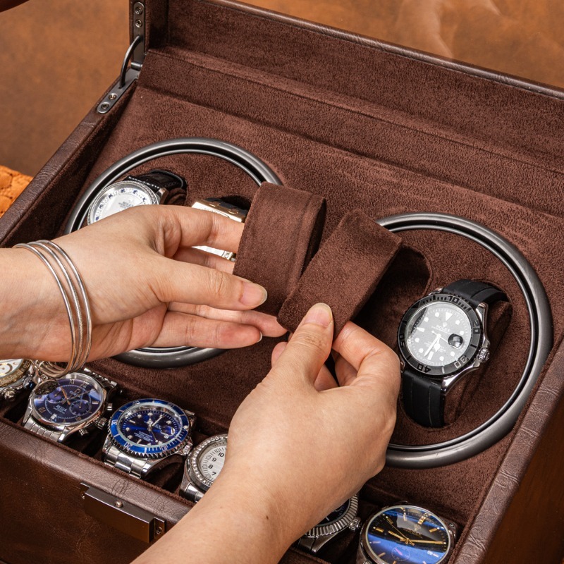 Máquina Rotatoria para Dar Vue - Luxury Watch Winder Box reseña y precio