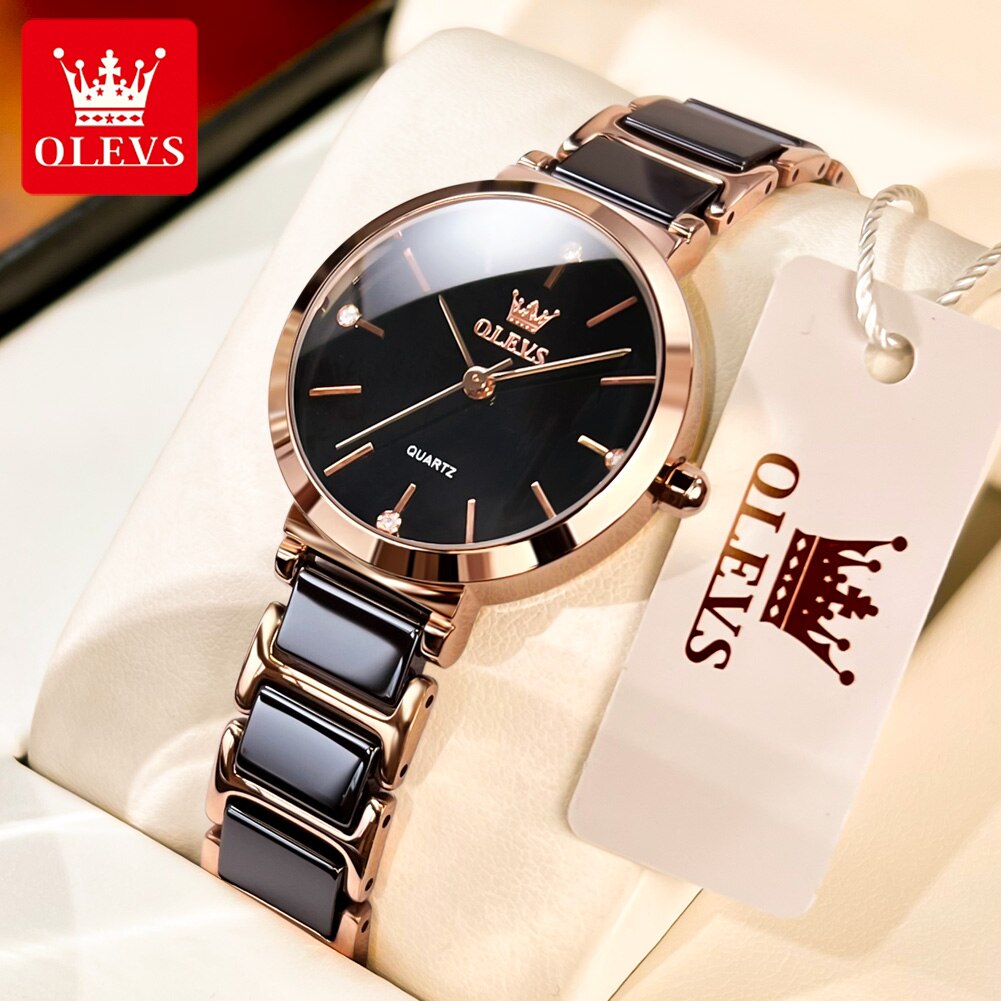 OLEVS-Reloj de cuarzo con corr - Lux Watch reseña y precio