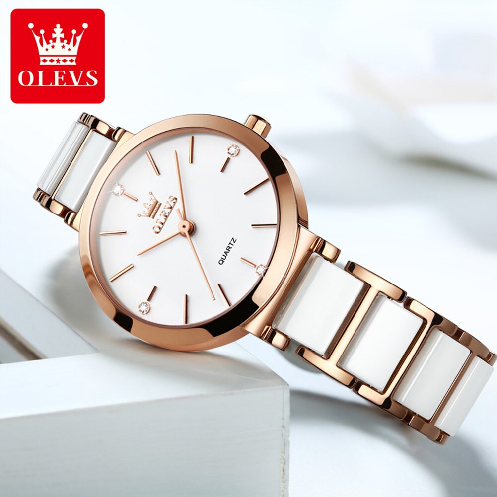 OLEVS-Reloj de cuarzo con corr - Lux Watch reseña y precio