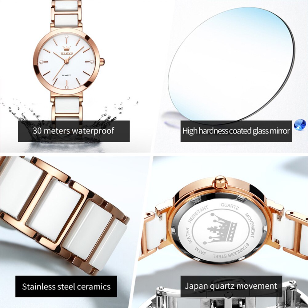 OLEVS-Reloj de cuarzo con corr - Lux Watch reseña y precio